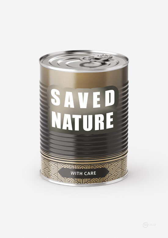 Plakāts SAVED NATURE (drukas fails)