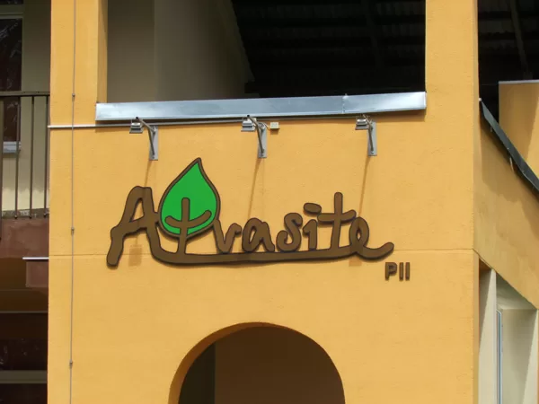 Logo un gaismas reklāmas dizains